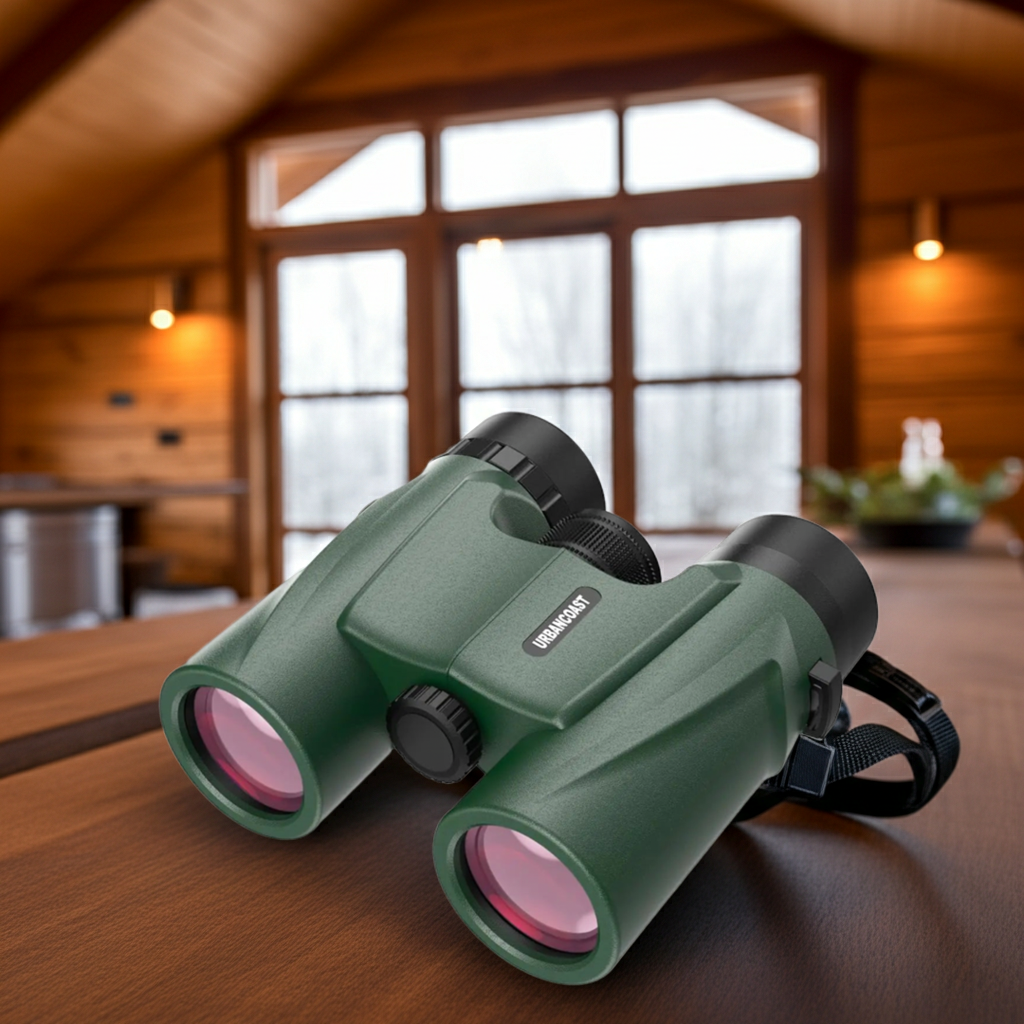 12X32 HD Lightweight & Waterproof Wide-Angle Binoculars with Phone Adapter