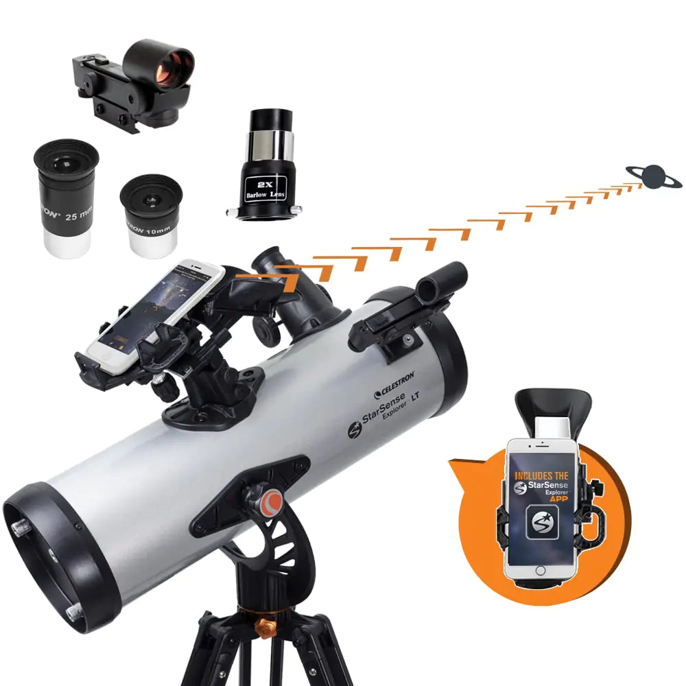 Celestron StarSense Explorer LT 114AZ – Smartphone Enabled Telescope